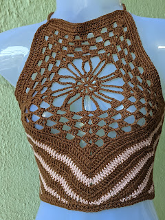 Completed Choco Ripple Crop Top