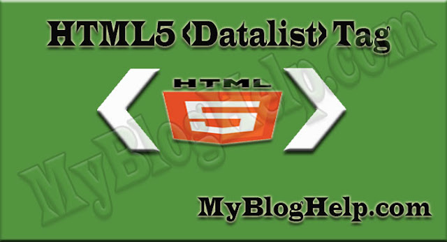 Html5 datalist tag