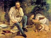 Pierre-Joseph Proudhon et ses Enfants by Gustave Courbet