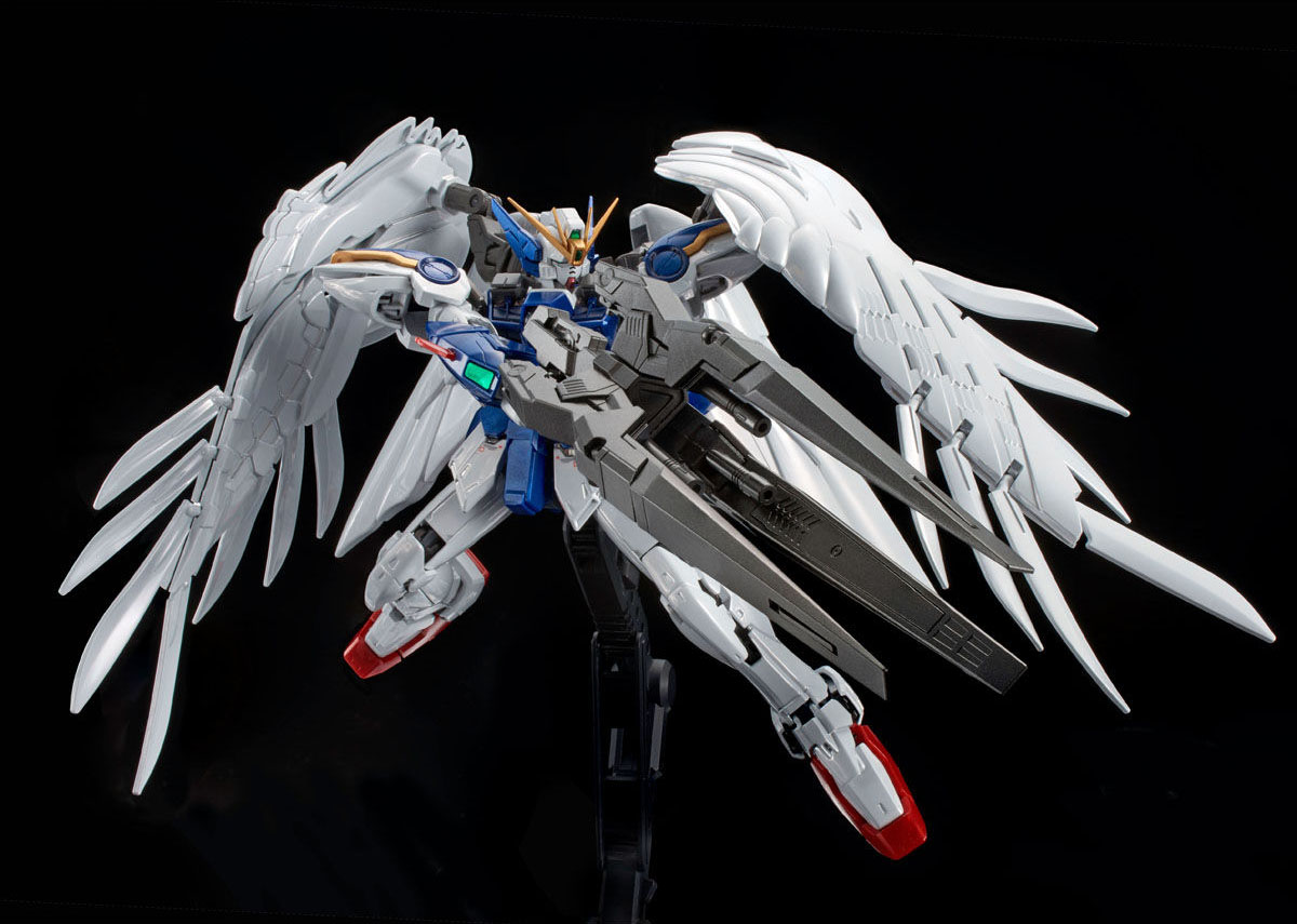 Rg 1 144 Wing Gundam Zero Custom Ew With Drei Zwerg Titanium Finish Premium Bandai