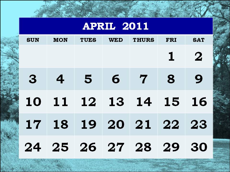 2011 calendar printable april. april 2011 calendar printable