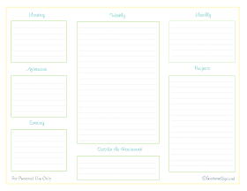 free printable daily weekly monthly home management binder