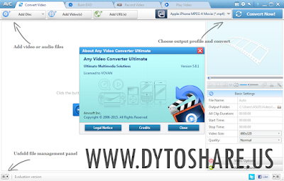 Any Video Converter Ultimate 5.8.1 Full Version