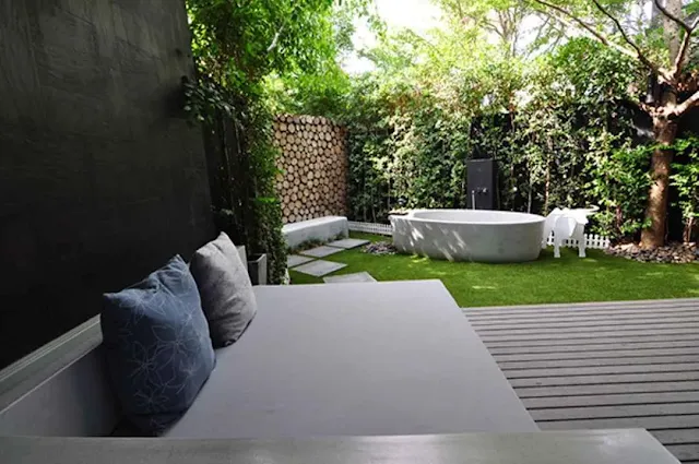 Outdoor bathroom