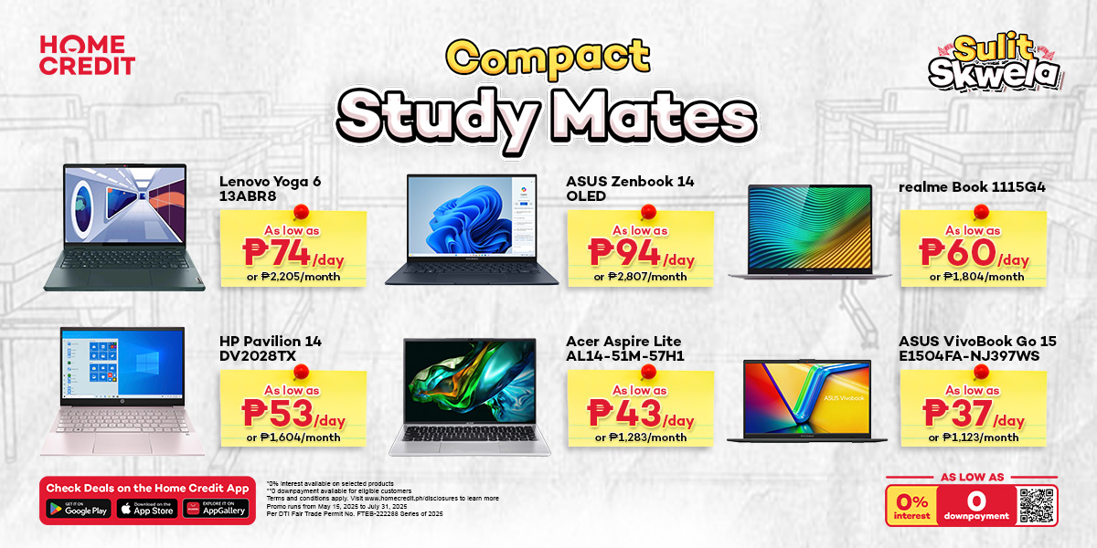Home Credit’s Ultimate Guide to Sulit Back-to-School Tech Deals at ₱23 Per Day Until July 31