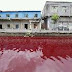 River Mysteriously Turns Red