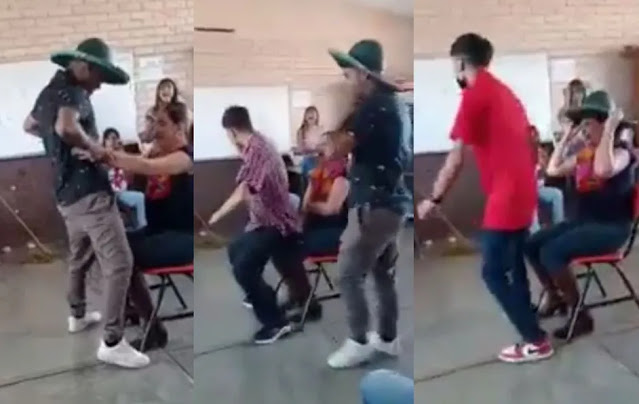 Video: Maestra del Colegio de Bachilleres de  Coahuila es captada perreando con sus alumnos en el salón de clases