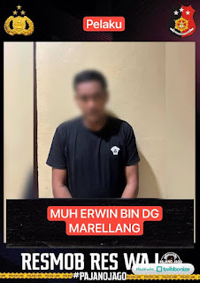 Viral Dimedia Sosial, Resmob Polres Wajo Amankan Pria Pelaku Pengancaman Di SPBU Amessangeng 