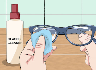 Cleaning your glasses