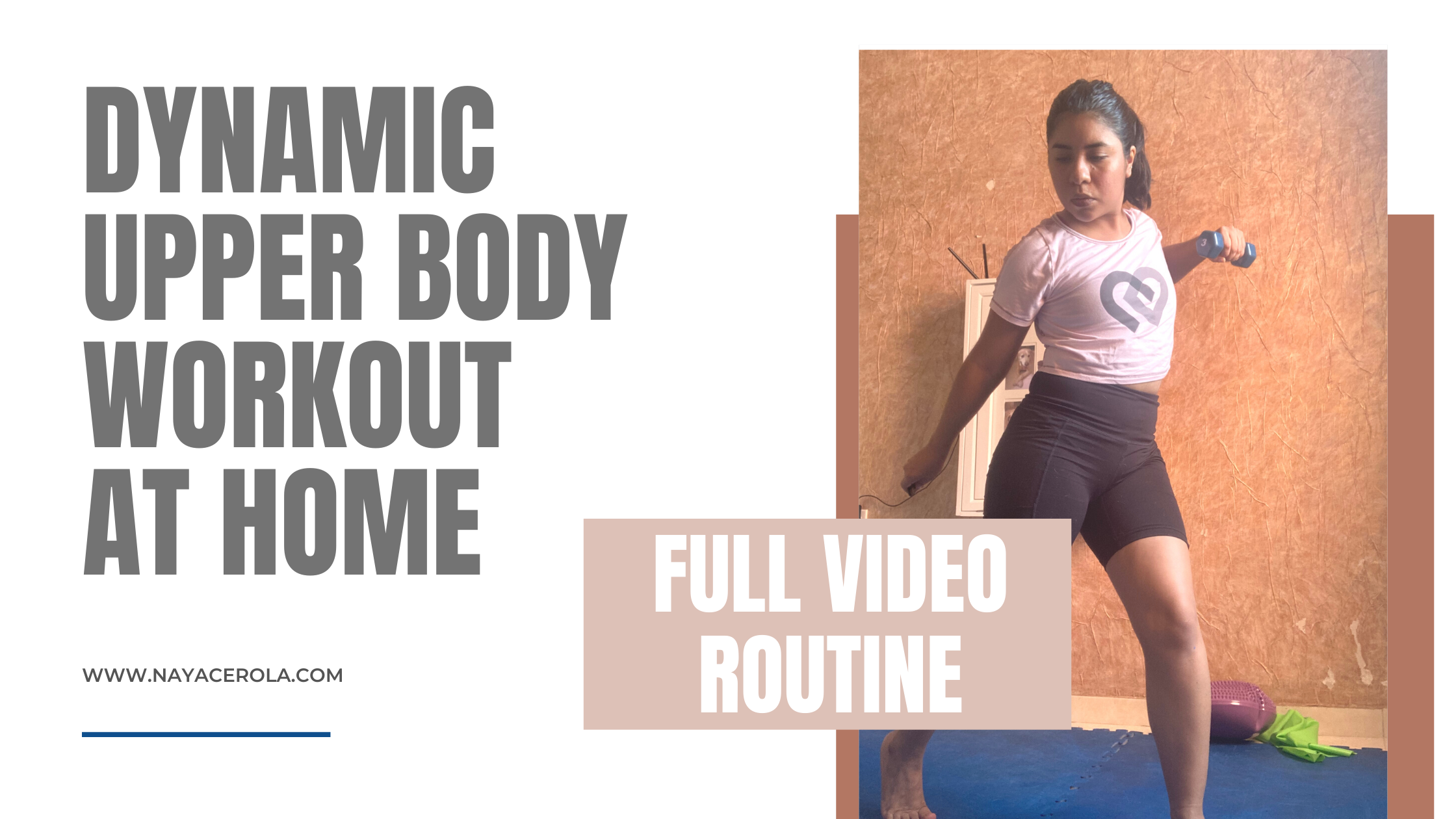Dynamic Upper body Workout with dumbbells ~ NayAcerola, Fitness