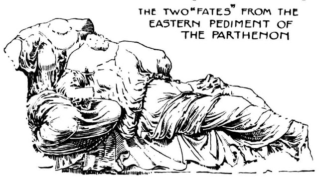 The two "Fates" from the Eastern Pediment of the Parthenon