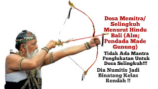 Numitis Jadi Lintah. Dosa Selingkuh Menurut Hindu Bali Tak Ada Tirta Penglukatan (Alm Ida Pedanda Made Gunung)