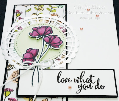 Heart's Delight Cards, Love What You Do, Share What You Love Suite, Any Occasion Card, Stampin' Up!