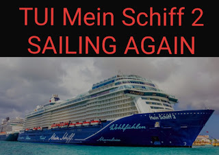 TUI mein schiff 2 sailing photos images hamburg restart sailing corona virus norway