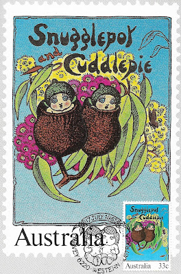 Maxicard "Snugglepot and Cuddlepie" - Australie 1985