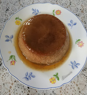 flan de chocolate exprés