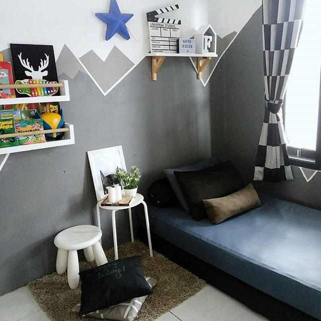  Kamar  Nuansa  Hitam Putih  Sederhana Desain  Kamar  