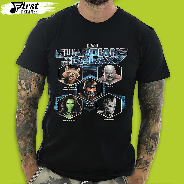 MCU Guardians Of The Galaxy T-Shirt Graphic