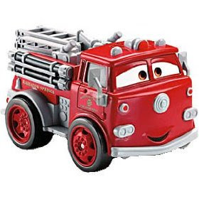 Disney Pixar Cars Toys - Fisher-Price Shake & Go Racers Pixar Deluxe Fire Truck