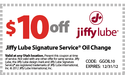 Jiffy Lube Utah: Jiffy Lube Services