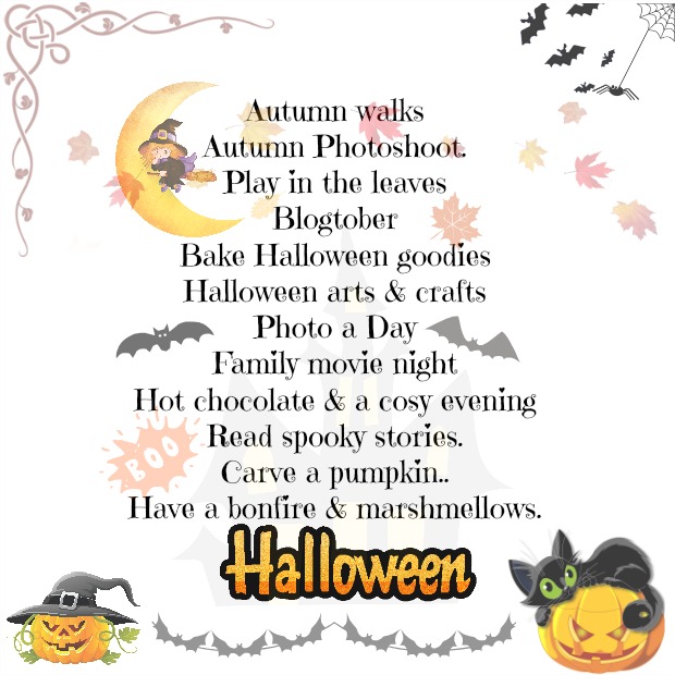 October and Halloween Bucket List