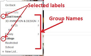  Facebook Friend list labels