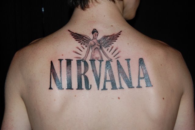 Nirvana Tattoo Design Nirvana Anniversary music tattoos 