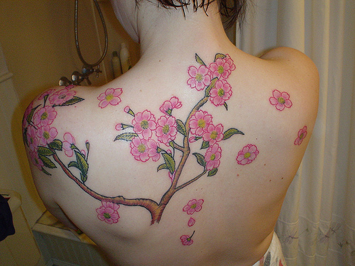 The Sexy Cherry Blossom Tree Tattoos for Women