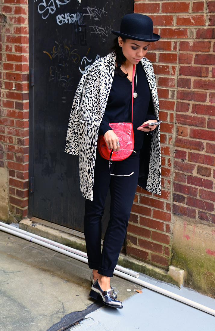 Leopard Coat Street Style