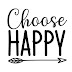 Choose Happy Free Vector Design