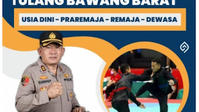 Hari Bhayangkara Ke-76, IPSI Siap Sukseskan Kejuaraan Pencak Silat Kapolres CUP Tubaba 2022