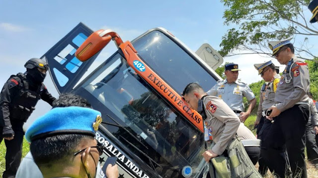 Kecelakaan di Tol Batang, Sopir Bus Rosalia Indah Resmi Ditetapkan Sebagai Tersangka