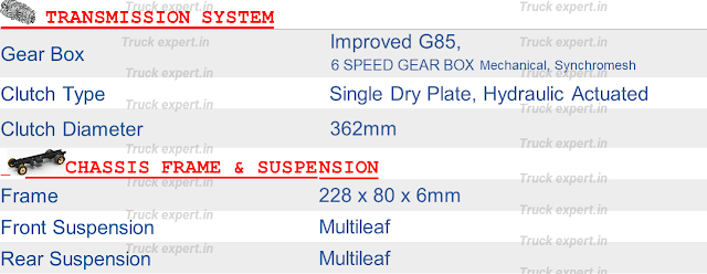 Bharat Benz 1215R Transmission System Details, Bharat Benz 1215R Transmission System, Bharat Benz 1215R  Gear box details, Bharat Benz 1215R Clutch Details, Bharat Benz 1215R Chassis Frame Details, Bharat Benz 1215R Suspension Detailed, Bharat Benz 1215R Front & Rear Suspension Details,