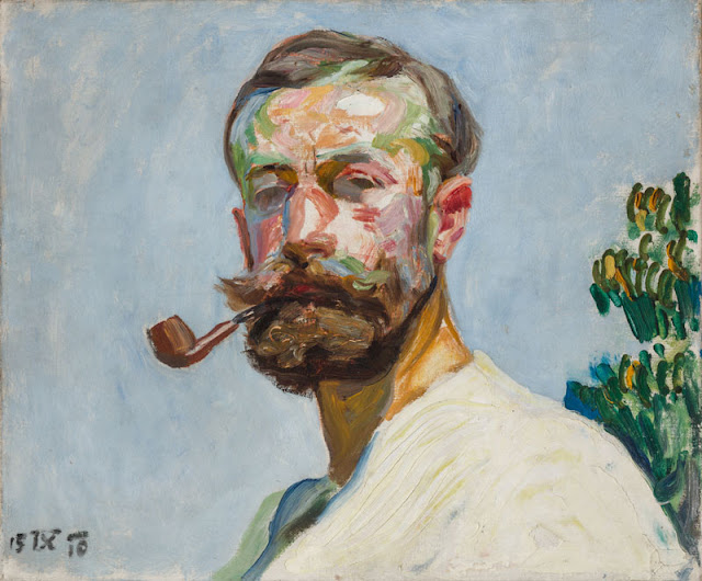 Frantisek Kupka (1871-1957), Self-Portrait, 1910, Narodni Galerie v Praze (Czech Republic).