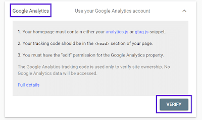 Google Analytics method