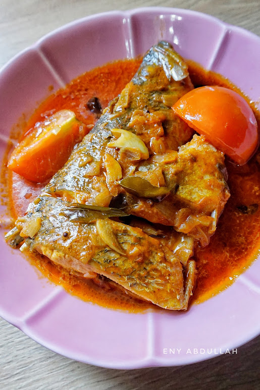 Kari kepala ikan ala mamak, kari kepala ikan, tips kari sedap, kari masam, kari tanpa santan