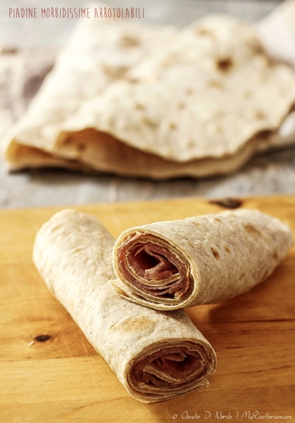 Piadine morbidissime arrotolabili