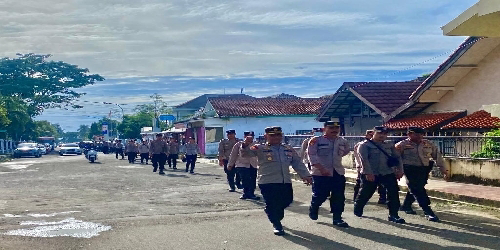 Polres Pandeglang Gelar Olahraga Pagi Jalan Sehat Bersama