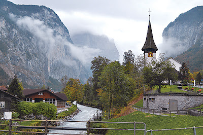 Lauterbrunnen, a beautiful valley in Switzerland