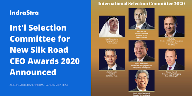 International Selection Committee for New Silk Road CEO Awards 2020 Announced