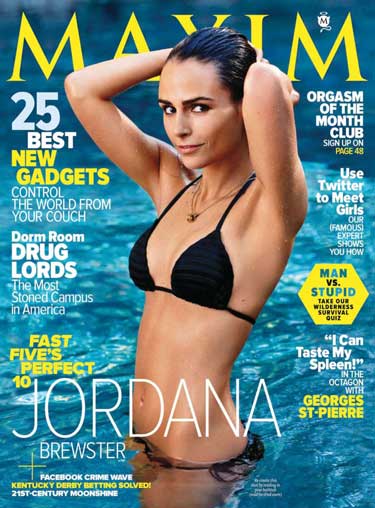 jordana brewster maxim. Maxim magazine#39;s December
