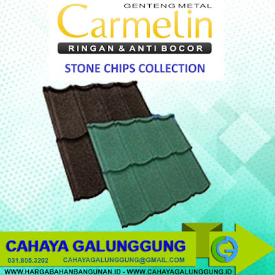 Harga Genteng Metal Carmelin Terbaru