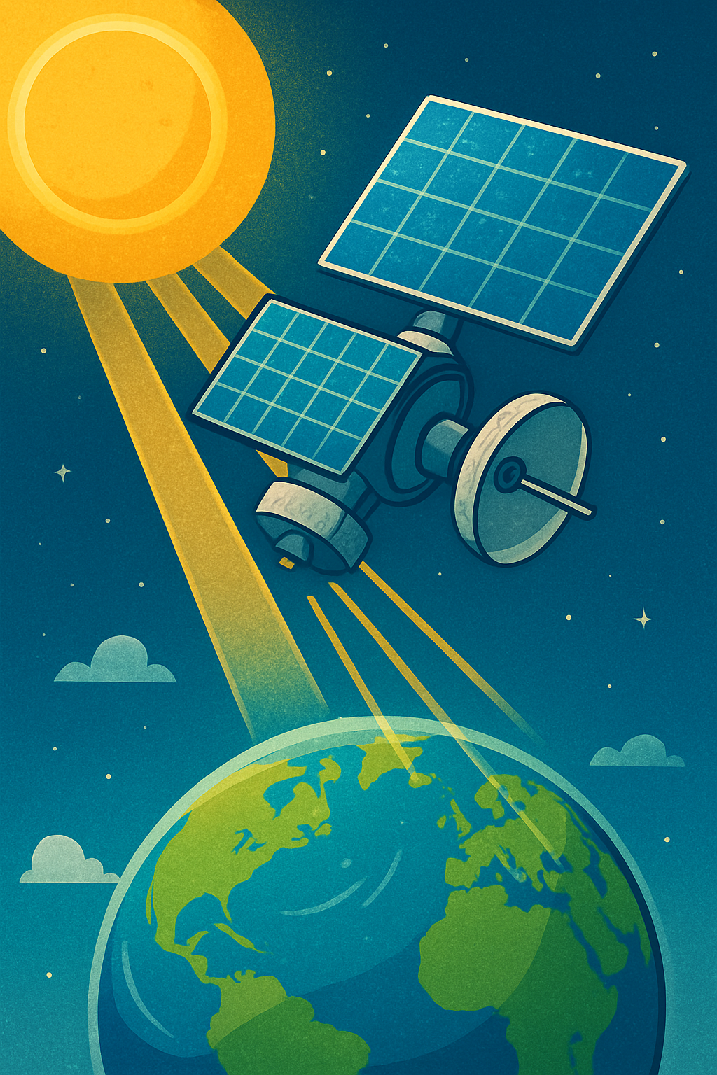 Solar satellite concept