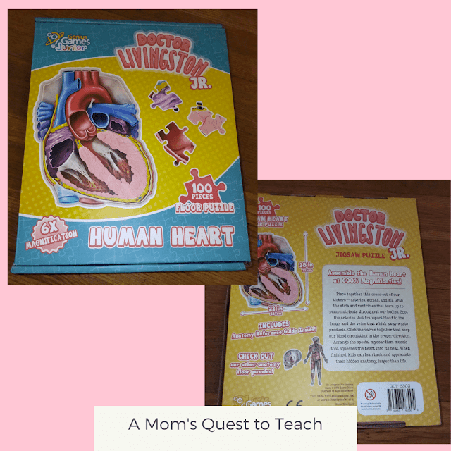 A Mom's Quest to Teach: puzzle box - front and back