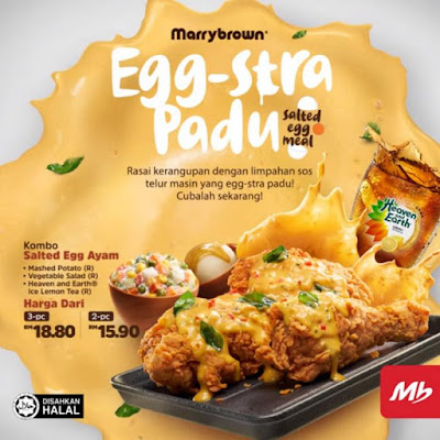 Marrybrown Egg-Stra Padu : Menu Salted Egg Yang Istimewa