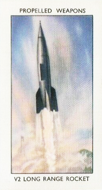 1953 Mills Propelled Weapons #22 - V2 Long Range Rocket