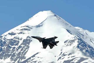 Indian army fighting plane Practicing in the skies of Ladakh