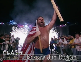 WCW Clash of the Champions 33 1996 REVIEW - Hacksaw Jim Duggan battled V.K Wallstreet