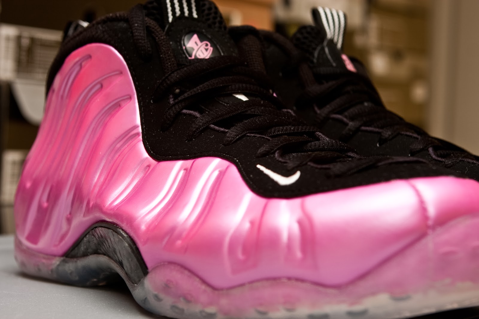 HoopFader's Nutshell: Nike Foamposite One - Solar Polarized Pink