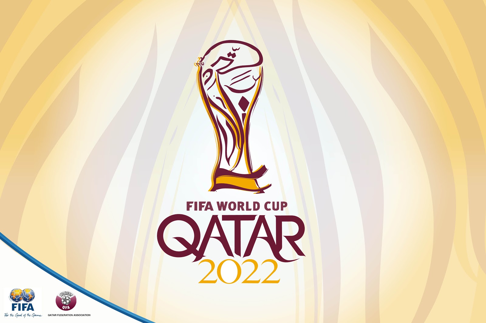  2022  Qatar  FIFA World  Cup  Logo  Revealed Footy Headlines